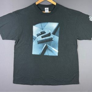 Vintage Y2K Marvel Comics X Men Movie X2 Dr Pepper Black Shirt XL Super Hero Art